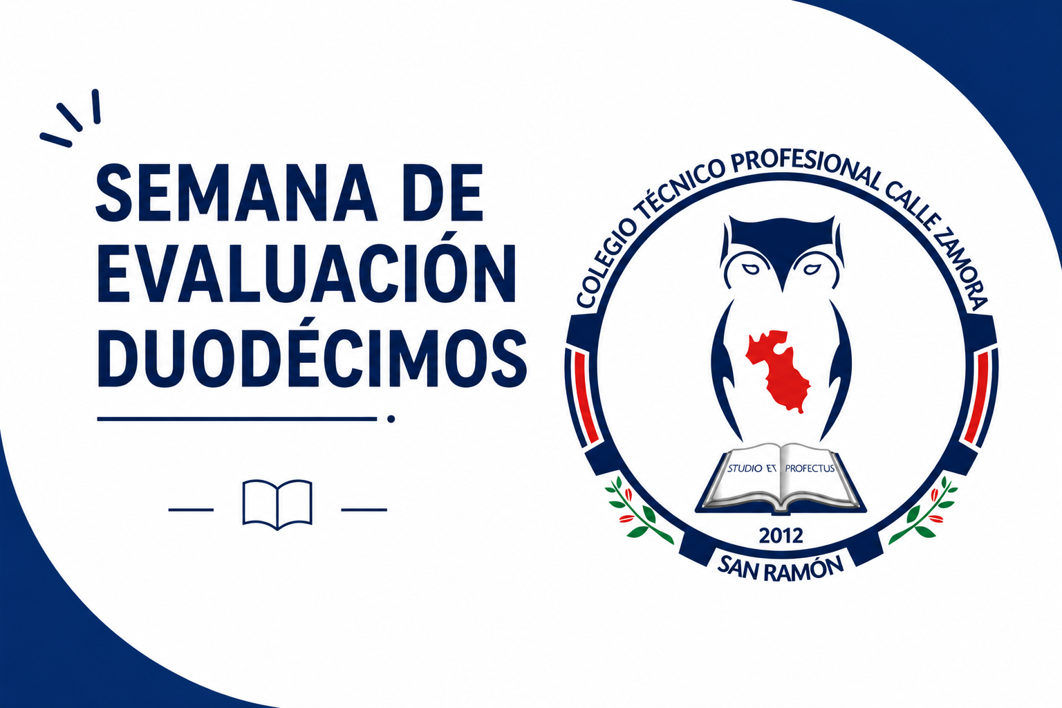 Calendario de II Pruebas de I Periodo 12°