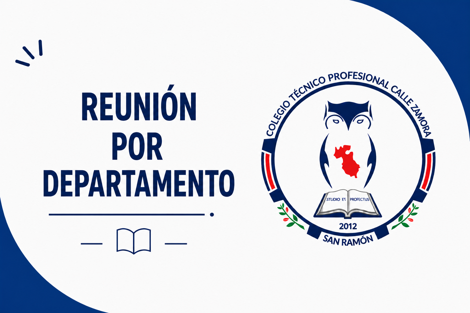 Convocatoria a Reunión por departamento